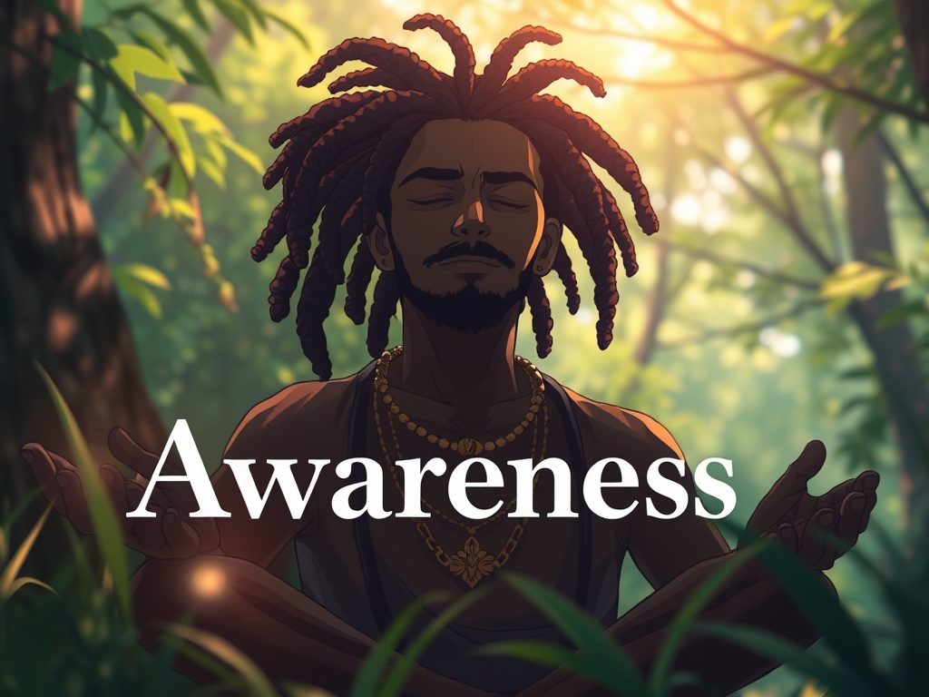 Overcoming Mind Resistance in Meditation Practices 8 a black rasta man in nature meditating this practice of 1