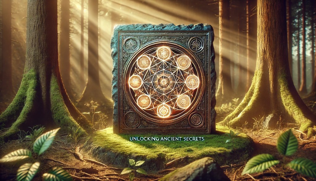 dallc2b7e 2024 11 07 18.49.35 create an image for a blog post and a video thumbnail about sacred geometry spirituality and ancient wisdom. the image should feature a mystical sto