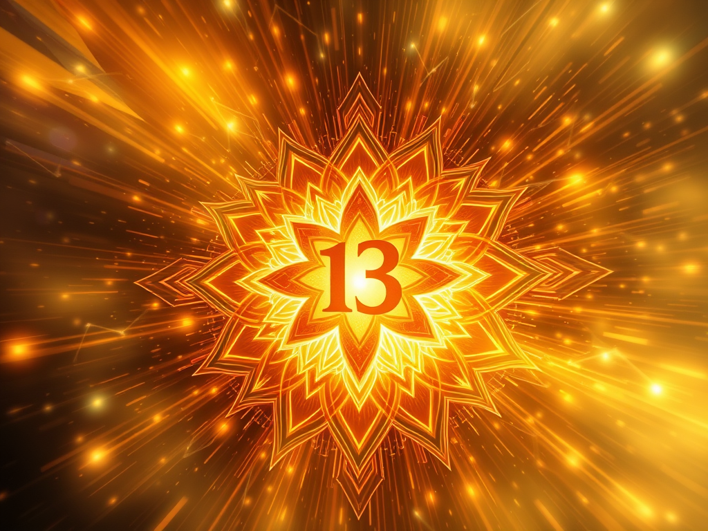 Friday the 13th History and Superstition: Origins Explained 7 artistic depiction of the 13th chakra radiating golden energy