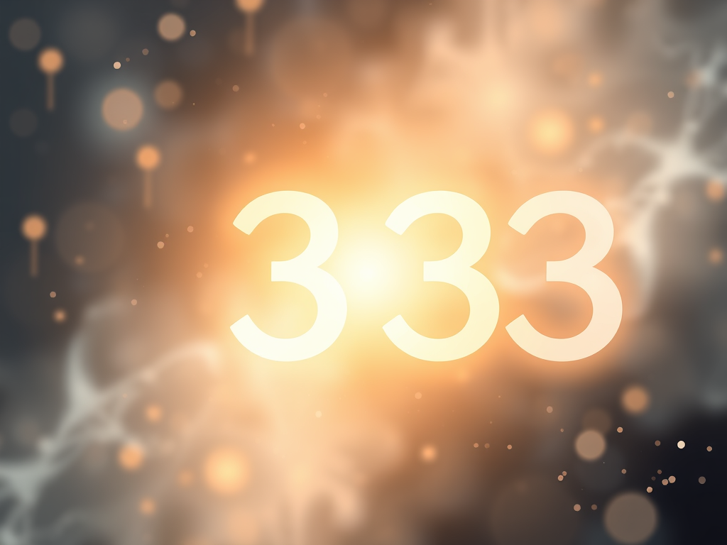 need a image of spiritual meanings off seeing numbers 333