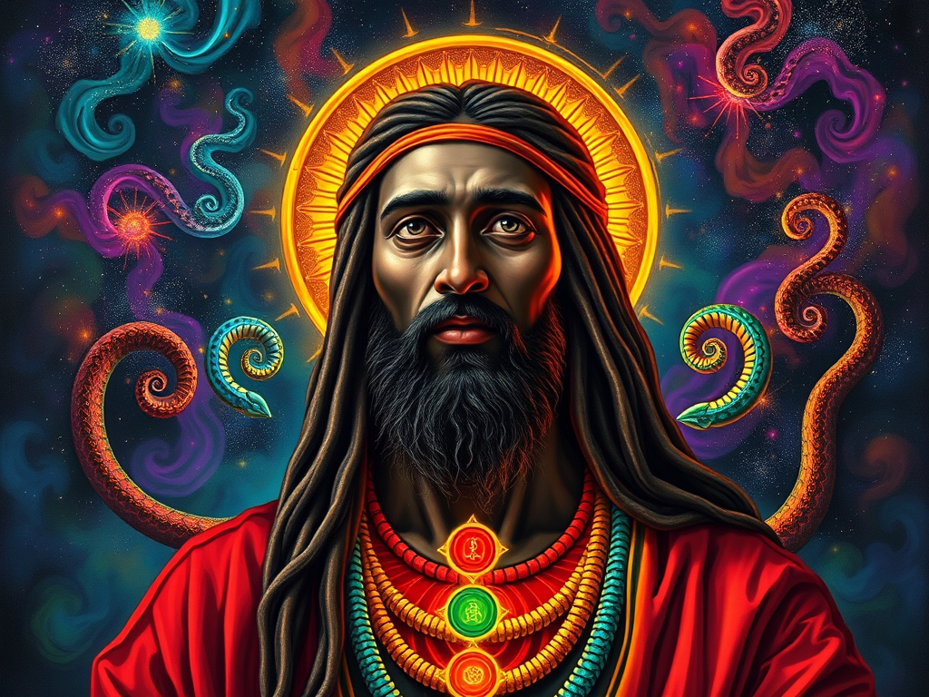 the black rasta macho christ oil and the seven chakras 1