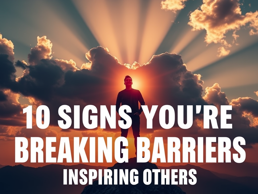 a motivational and empowering image featuring a confident individual standing