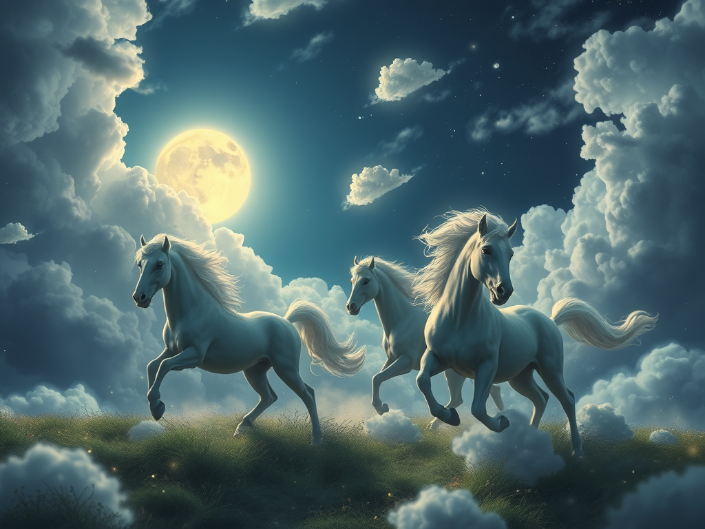 The Spiritual Meaning of Centaurs: Balance Between Primal and Divine 10 A dreamscape with centaurs galloping across a moonlit sky.
Dreaming of centaurs can signify: