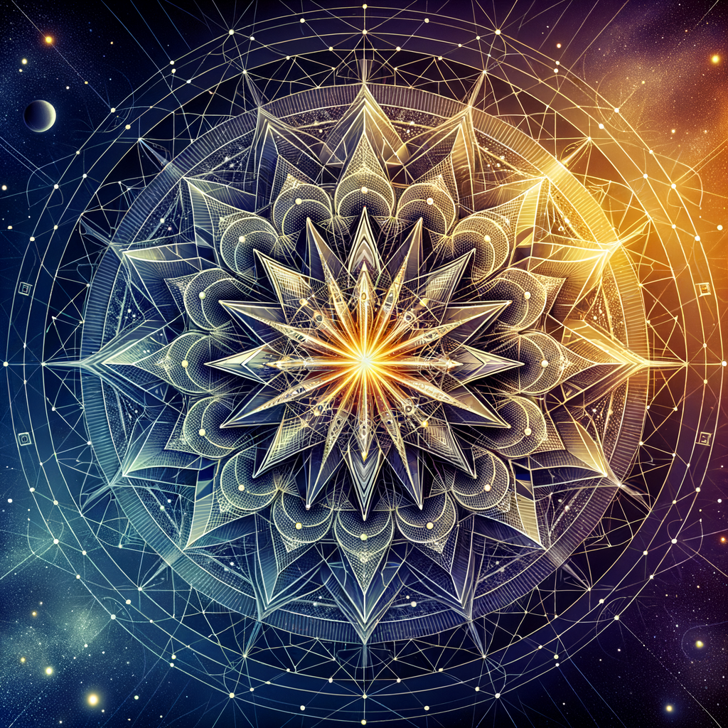Discover the Spiritual Power of the North Star 16 📌 Image Prompt: A geometric mandala with the North Star at its center.