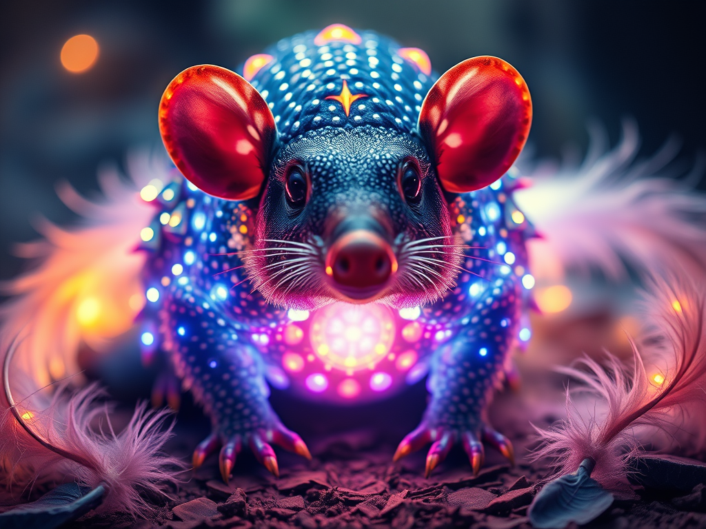🛡️ Unlocking the Spiritual Wisdom of the Armadillo 20 Image Prompt: A YouTube thumbnail style image featuring an armadillo glowing with energy, surrounded by spiritual icons like feathers, runes, and totems.