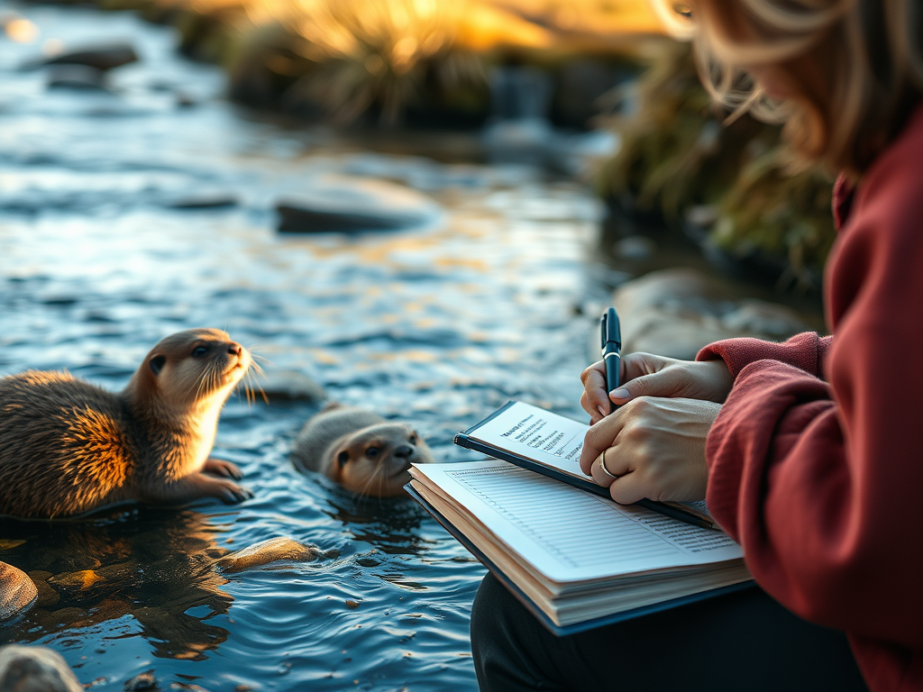 🦦 “Unveiling The Spiritual Meaning Of Otters” 10 🦦 “Unveiling The Spiritual Meaning Of Otters” Humans connect with otter spirit by water, reflecting joyful mindfulness and life balance.