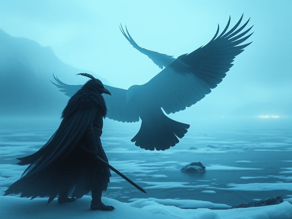 The Spiritual Meanings of Dreaming You Become an Animal 7 Norse Fylgja
A Viking warrior dreaming of a raven flying above a frozen fjord, shadowed spirit animal echoing the dreamer’s form, Norse runes glowing faintly in the air.