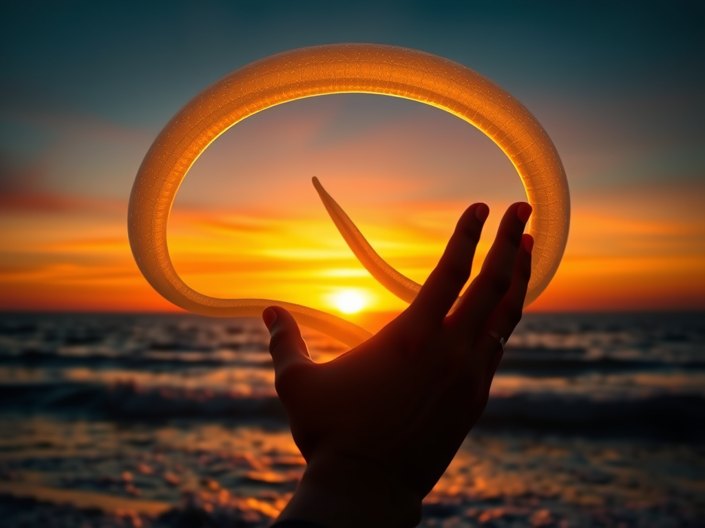 🐍 Slippery Truths & Ancient Secrets: The Spiritual Meaning and Symbolism of Seeing an Eel 10 "Eel forming an infinity symbol – a powerful ending visual representing transformation, guidance, and inner awakening."