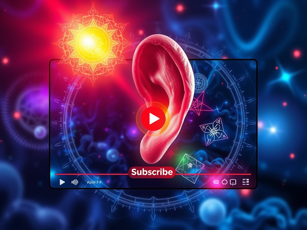 Spiritual Meaning Of A Fly Buzzing In Your Ear 10 🖼️ Image Prompt
"YouTube video player screen with mystical visuals, fly near glowing ear, overlay of spiritual symbols, and a vibrant subscribe button."