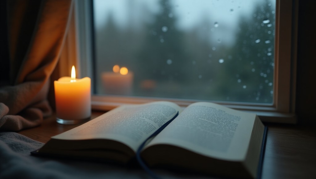 Flux Dev A poeticstyle image of a journal and a windowpane wit 2