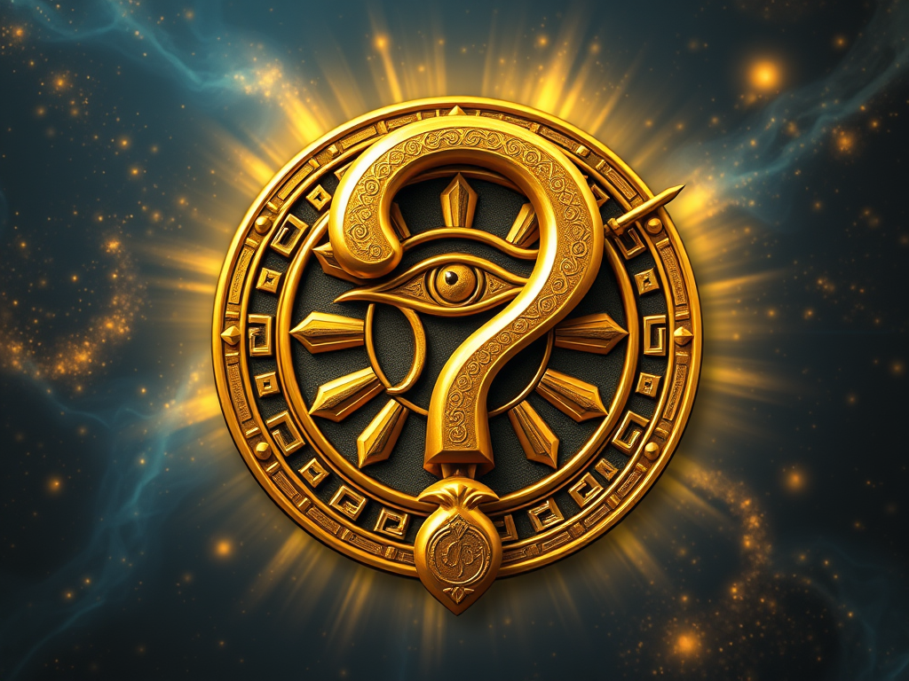 🙋 Section 8: FAQ – Your Questions Answered
“Golden question mark surrounded by symbols: eye of Horus, chakra wheel, superhero emblem, ancient scroll, cosmic background with blue-gold glow, 16:9”

