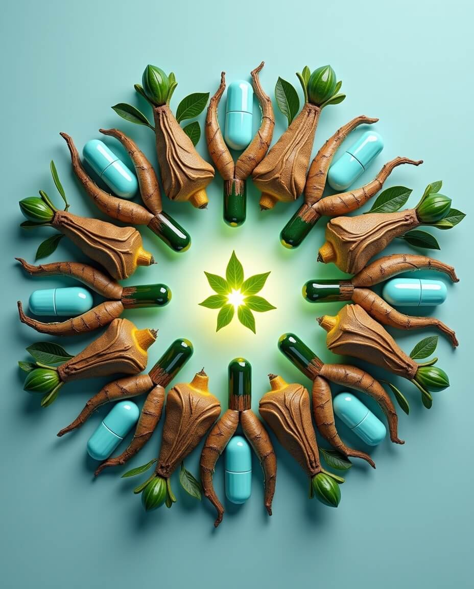 Organic Ashwagandha capsules