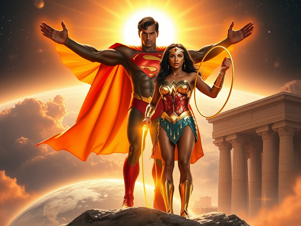 Superman, Wonder Woman, and the Spiritual Symbolism of Divine DNA in Pop Culture 🧬🦸‍♀️🦸‍♂️
